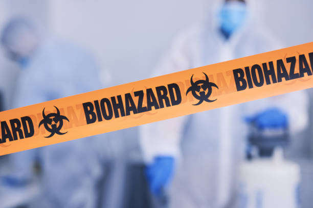 Professional Infectious Disease Decontamination technician working in Mokelumne Hill, CA